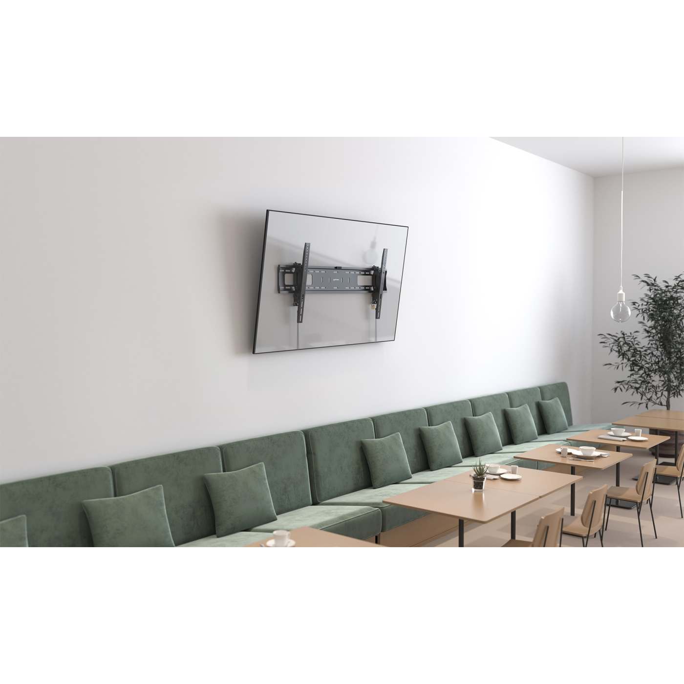 Anti-Theft Tilting TV Wall Mount with Extension Image 3