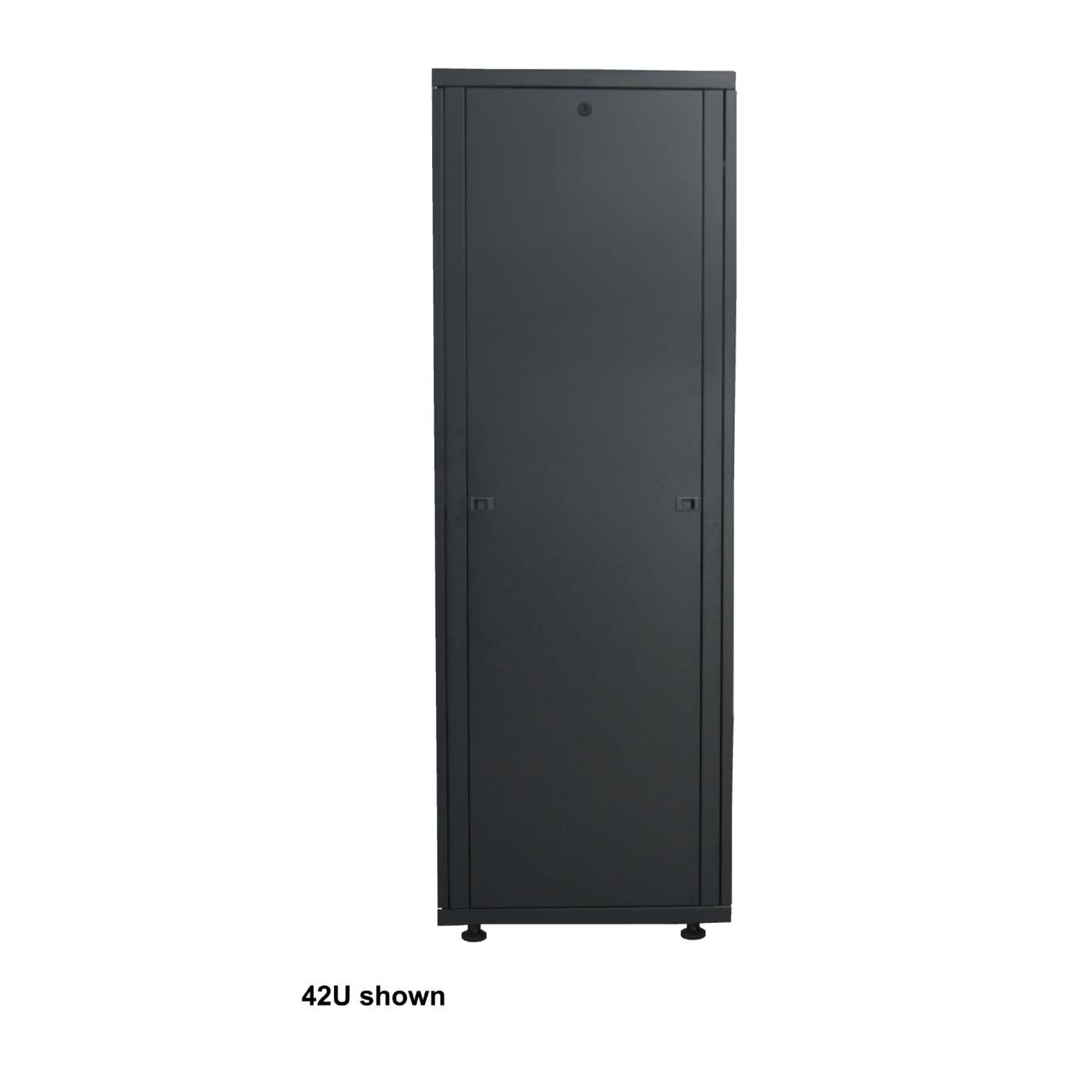 Basic 19" Network Cabinet, 22U, 800 (D) x 600 (W) x 1144 (H) mm, Black Image 1