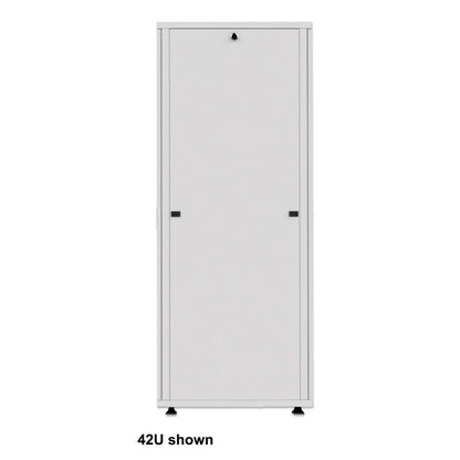 Basic 19" Server Cabinet, 26U, 1000 (D) x 600 (W) x 1308 (H) mm, Gray Image 4