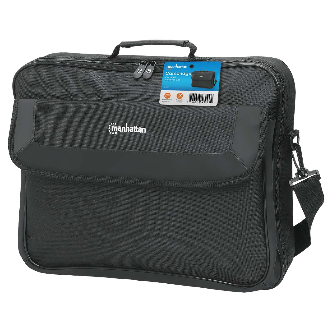 Cambridge Clamshell Laptop Bag 17.3" Packaging Image 2