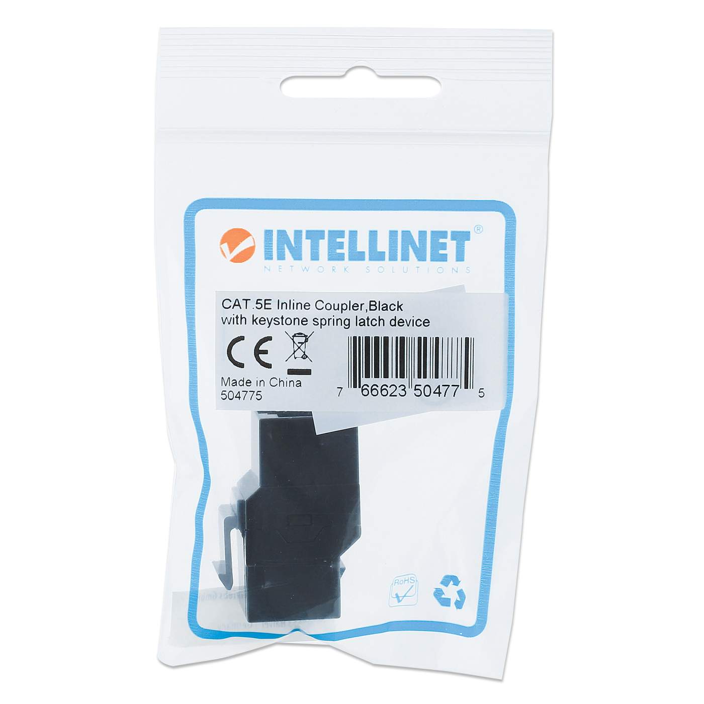 Cat5e Inline Coupler, Keystone Type Packaging Image 2