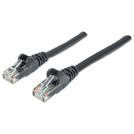 Cat6 U/UTP Network Patch Cable, 0.5 m (1.5 ft.), Black Image 1