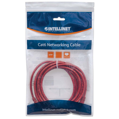 Cat6 U/UTP Network Patch Cable, 15 m (50 ft.), Red Packaging Image 2
