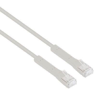 Cat6a F/FTP FlexiBoot Slim Network Patch Cable, 0.5 m, Gray Image 2