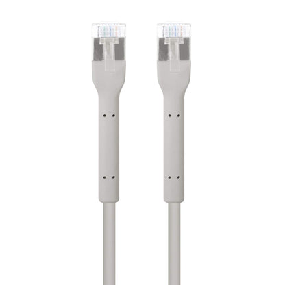 Cat6a F/FTP FlexiBoot Slim Network Patch Cable, 0.5 m, Gray Image 4