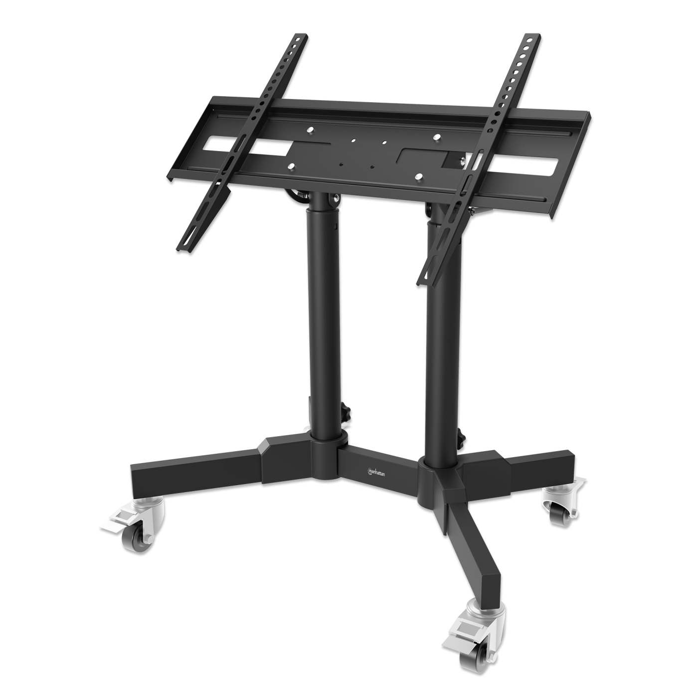 Compact Height-Adjustable TV Cart, for 23" to 70" Displays Image 1