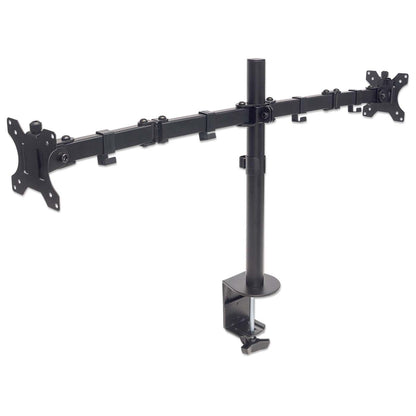 Dual Monitor Mount with Double-Link Swing Arms, for 13" to 32" Displays Image 4