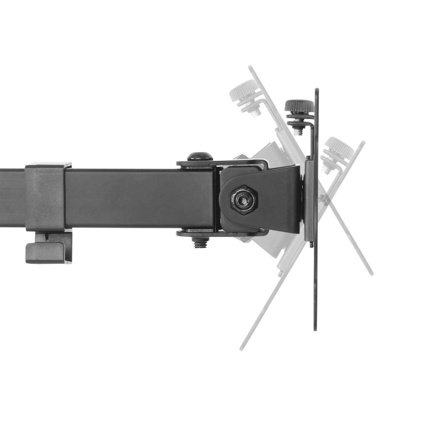 Dual Monitor Mount with Double-Link Swing Arms, for 13" to 32" Displays Image 9