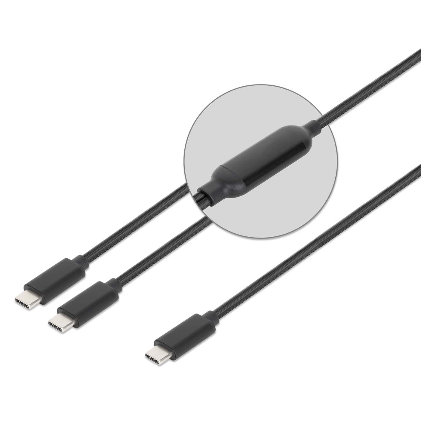 Dual USB-C Charging Cable 100 W, 2 m (7 ft.) Image 11