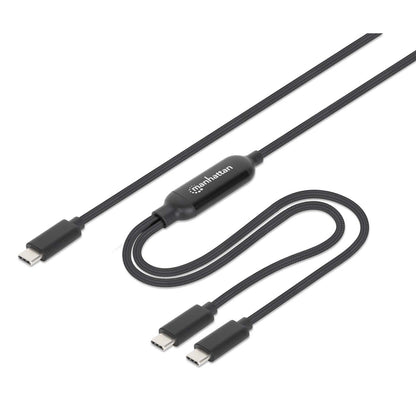 Dual USB-C Charging Cable 100 W, 2 m (7 ft.) Image 1