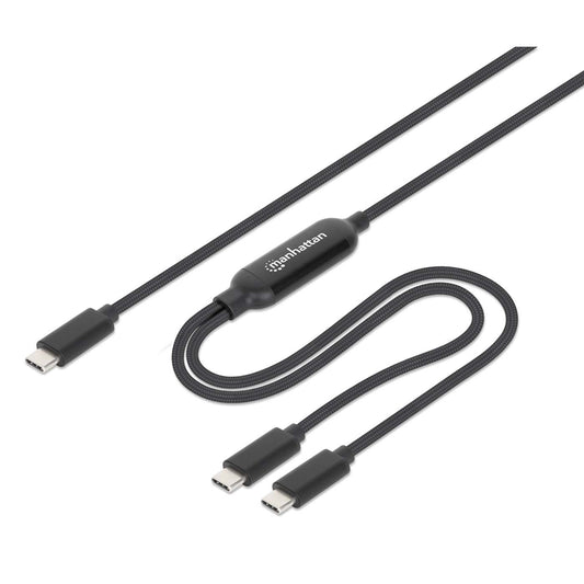 Dual USB-C Charging Cable 100 W, 2 m (7 ft.) Image 1