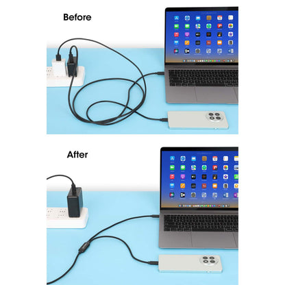 Dual USB-C Charging Cable 100 W, 2 m (7 ft.) Image 6