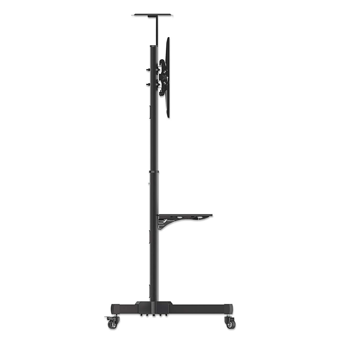 Economy Height-Adjustable Multimedia TV Cart, for 37" to 70" Displays Image 5