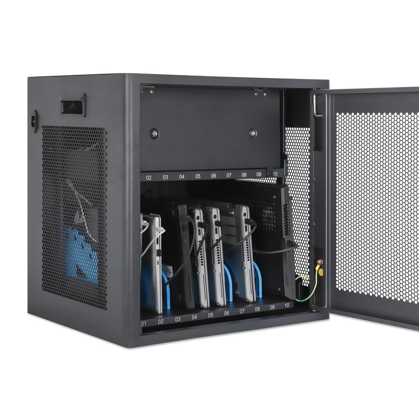 EU 10-Bay AC Desktop Charging Cabinet Image 7