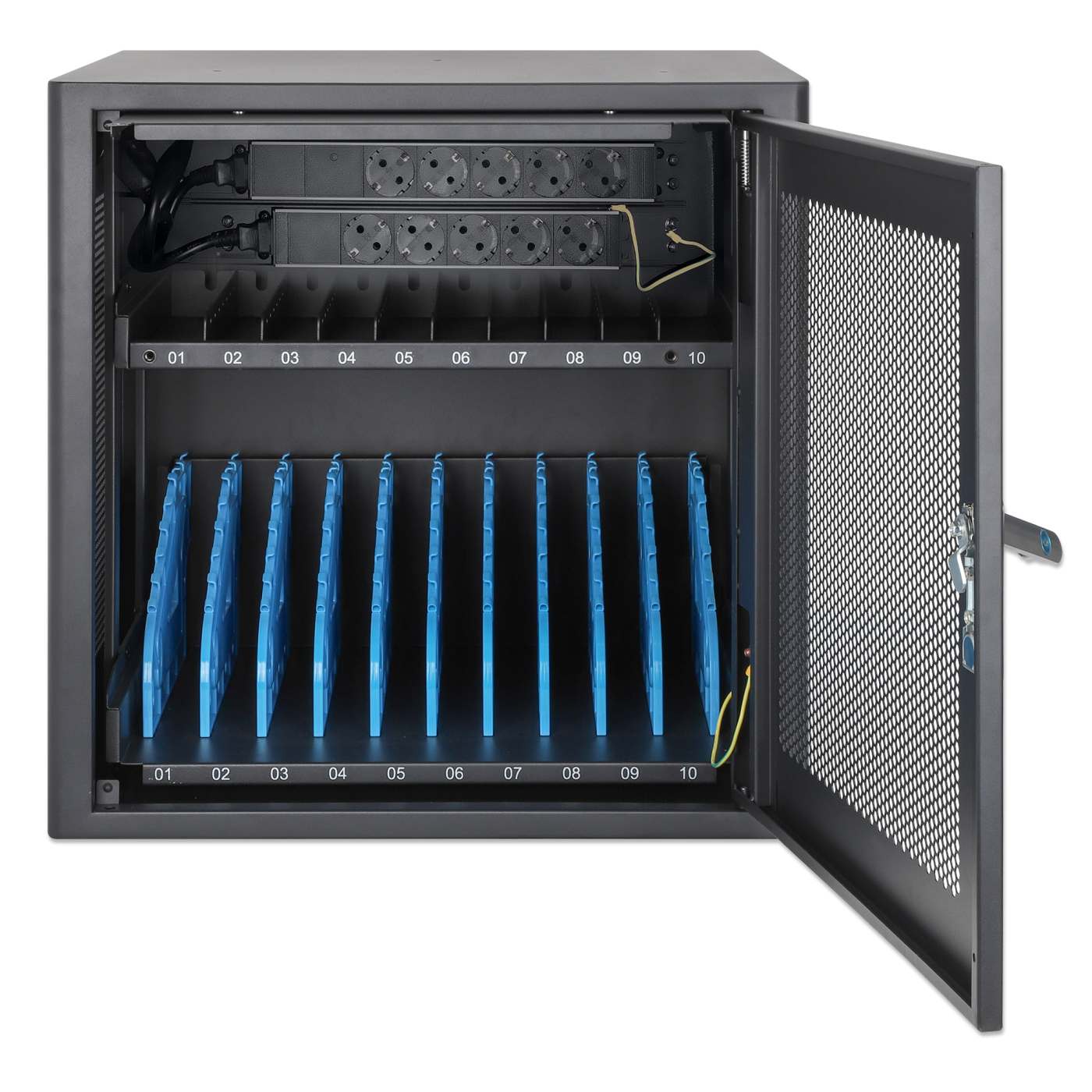 EU 10-Bay AC Desktop Charging Cabinet Image 8
