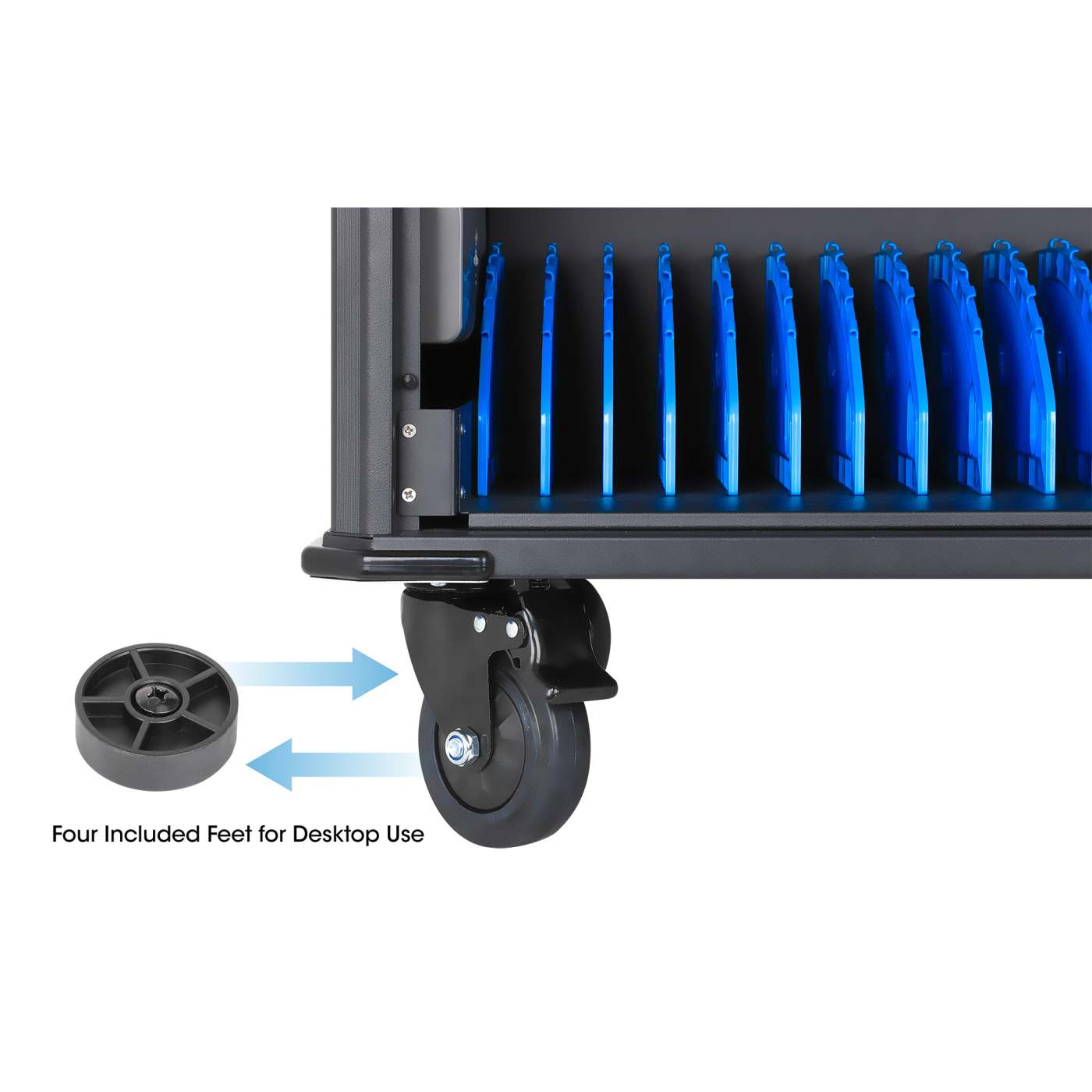 EU 20-Bay AC Charging Cart Image 10
