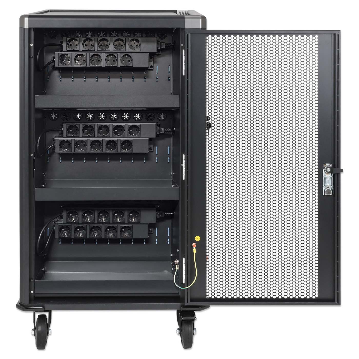 EU 30-Bay AC Charging Cart Image 11