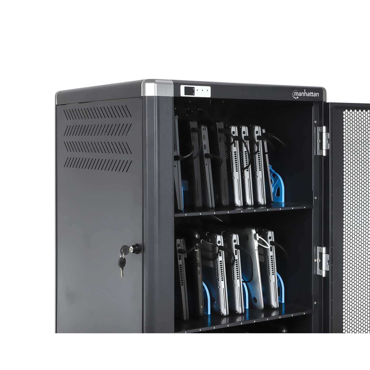 EU 30-Bay AC Charging Cart Image 12