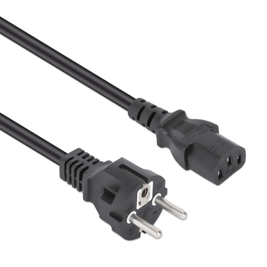 EU Power Cable C13 to CEE 7/7, 1 m Image 2