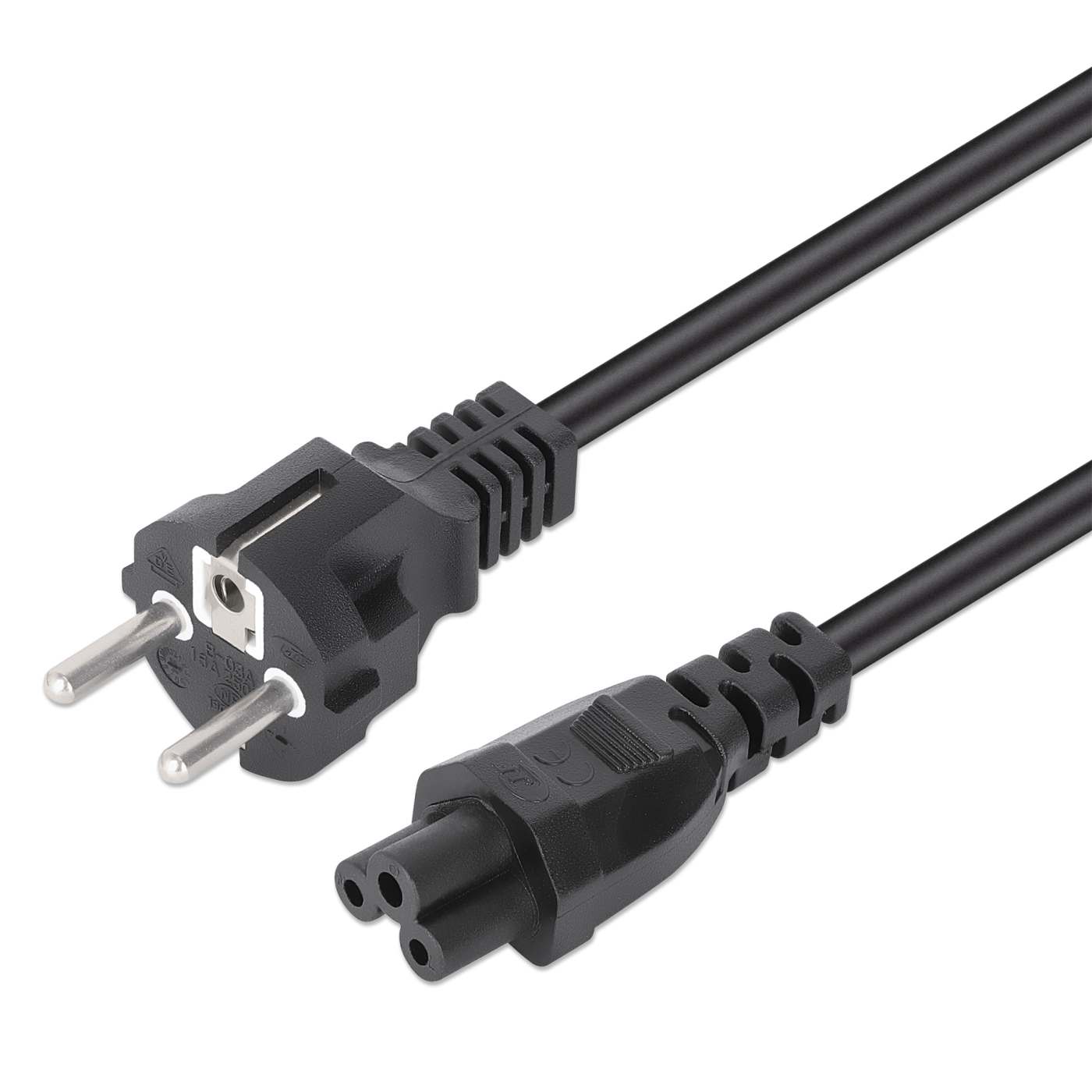 EU Power Cable C5 to CEE 7/7, 1.8 m Image 1