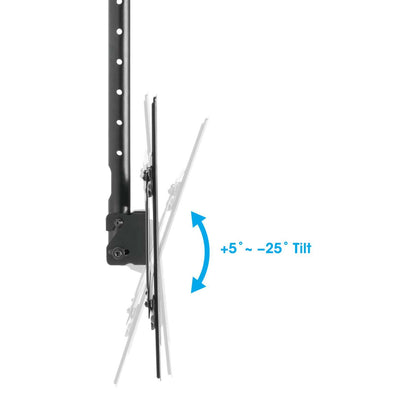 Full-Motion Height-Adjustable TV Ceiling Mount, for 37" to 80" Displays Image 9