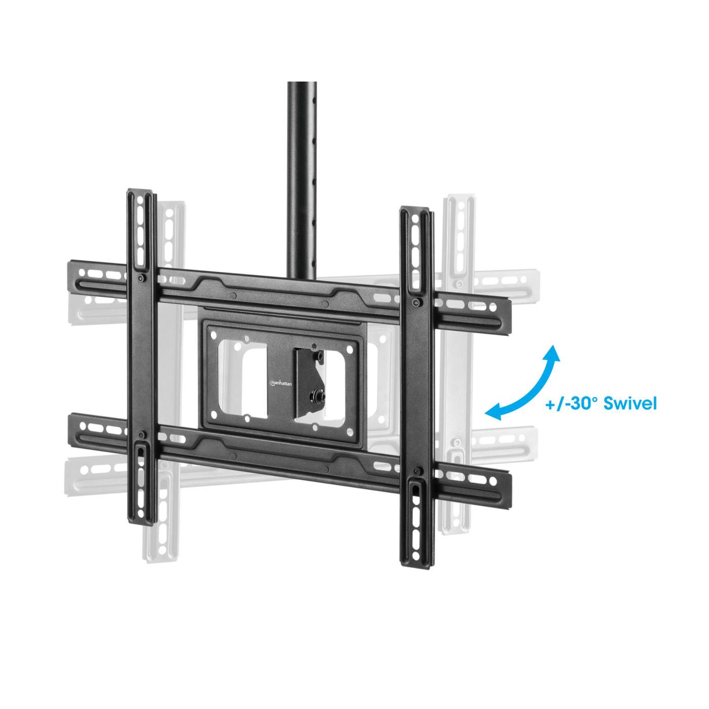 Full-Motion Height-Adjustable TV Ceiling Mount, for 37" to 80" Displays Image 10