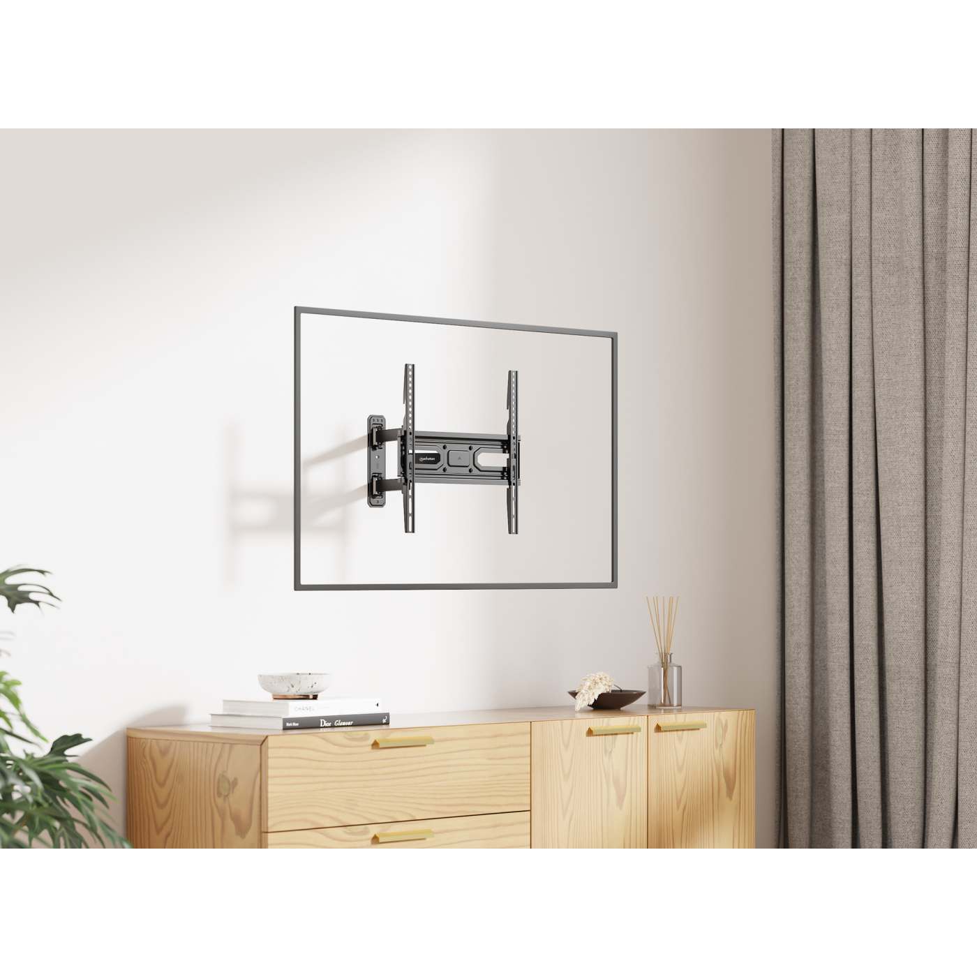 Full-Motion TV Wall Mount with Post-Leveling Adjustment, for 32" to 55" Image 3