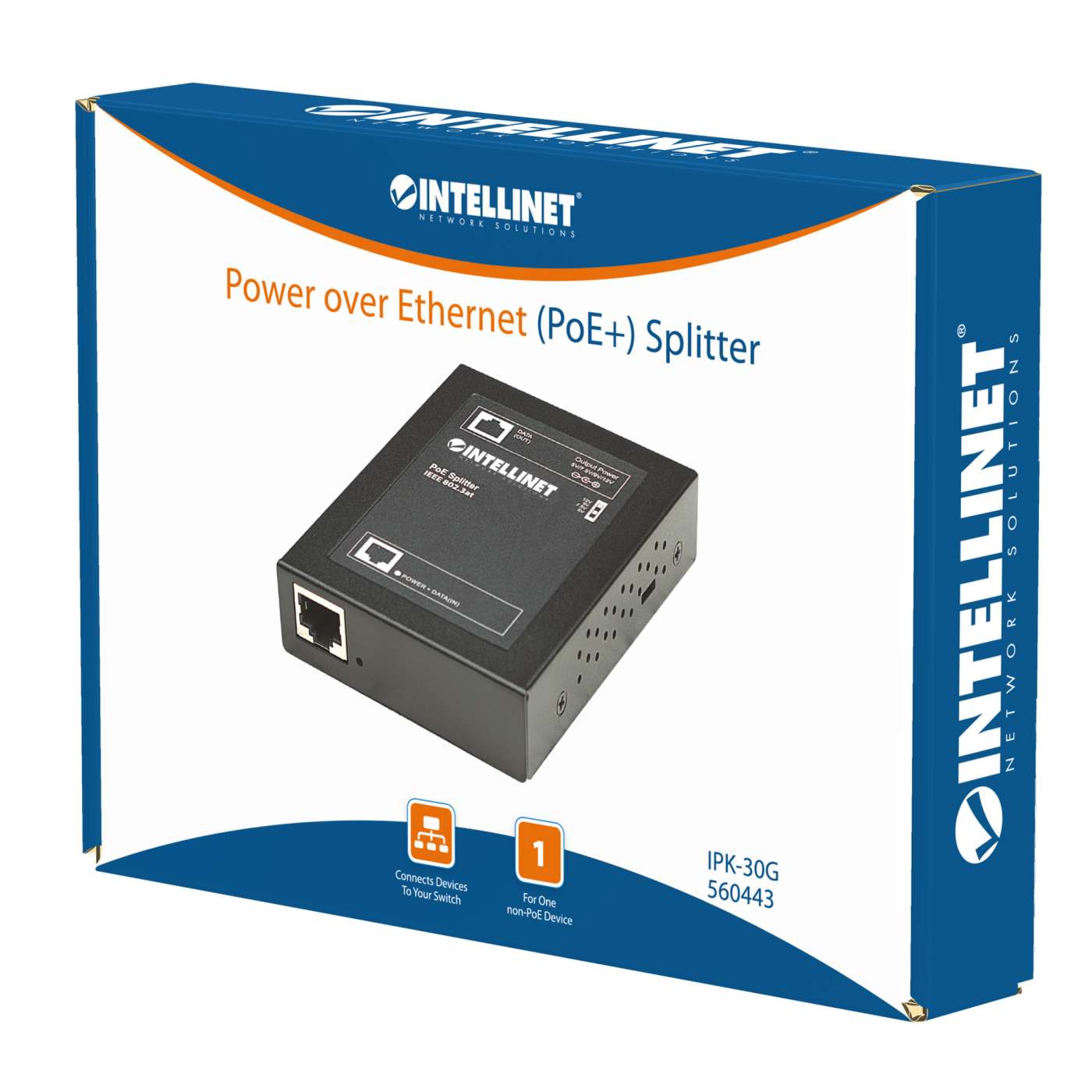 Gigabit PoE+ Splitter Packaging Image 2