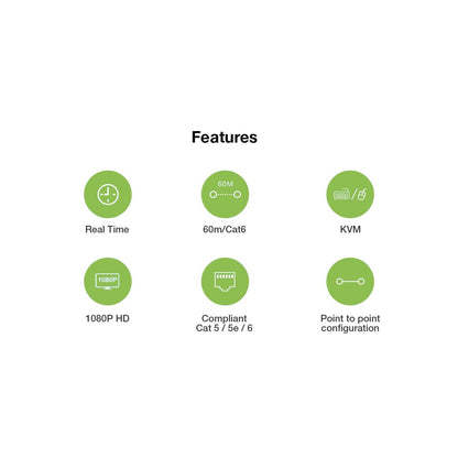 HDMI KVM over Network Cable Extender Kit 1080p, 60 m Image 8