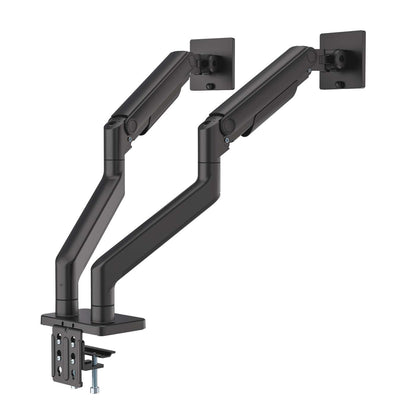 Heavy-Duty Aluminum Mechanical Spring Dual Monitor Desk Mount Image 4