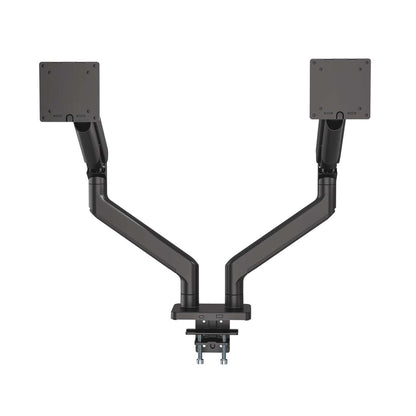 Heavy-Duty Aluminum Mechanical Spring Dual Monitor Desk Mount Image 5