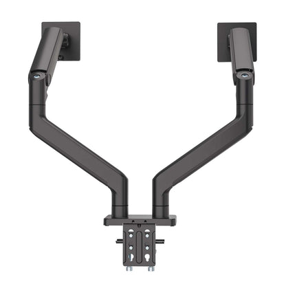 Heavy-Duty Aluminum Mechanical Spring Dual Monitor Desk Mount Image 9