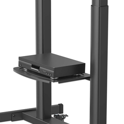 Large-Screen Multimedia TV Cart with Tool-Free Height Adjustment, for 60" to 120" Displays Image 10