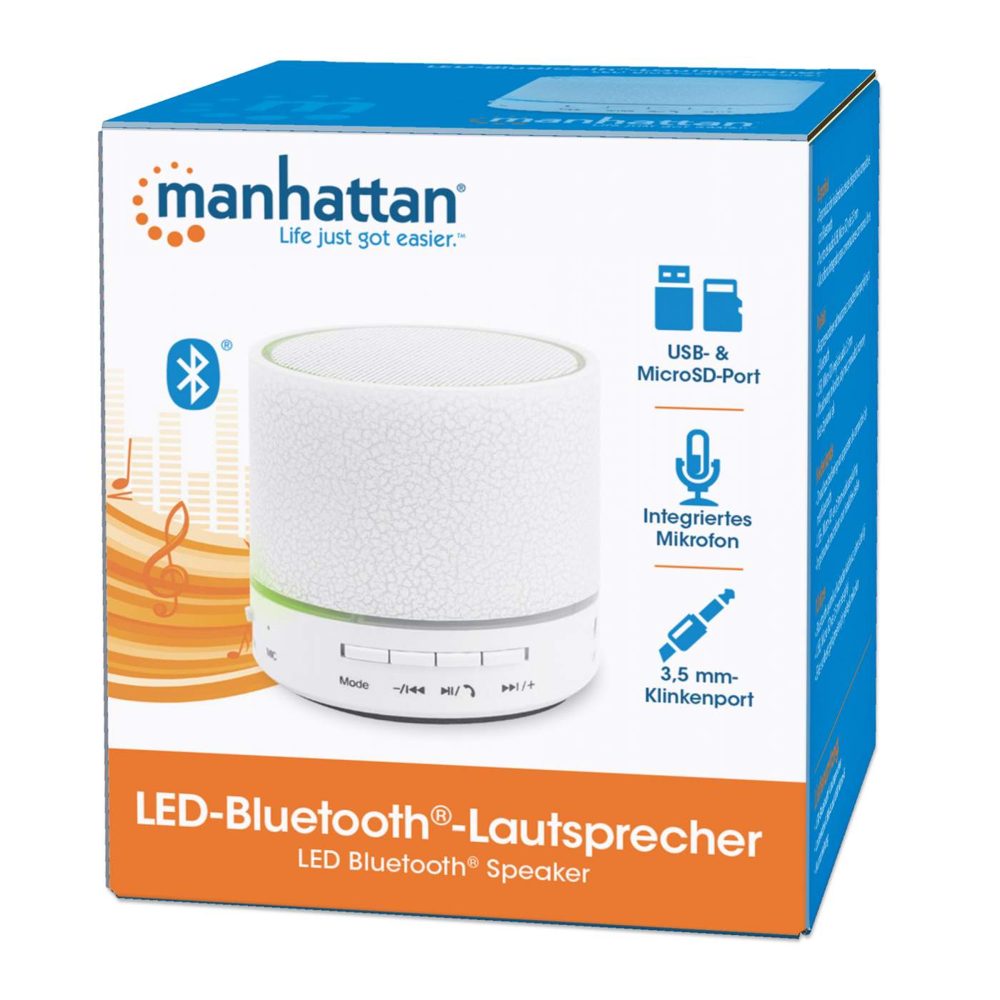 LED Bluetooth® Speaker Packaging Image 2