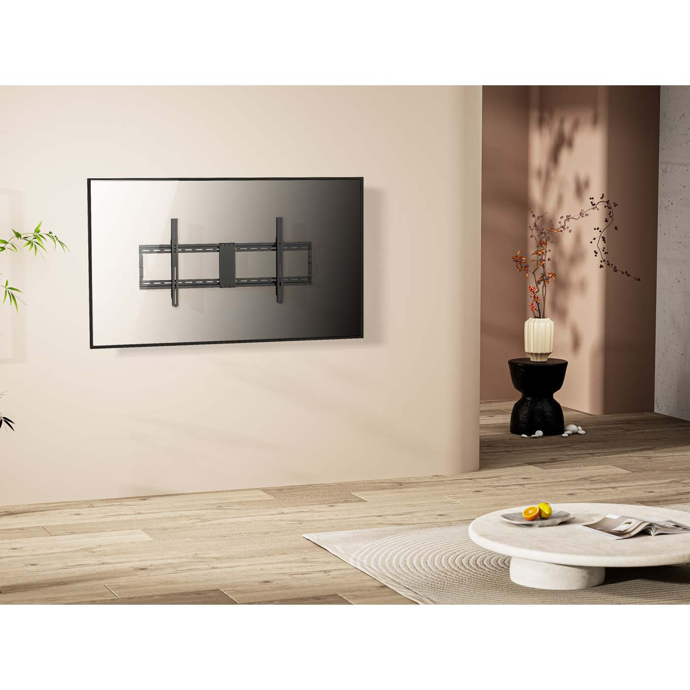 Low-Profile Fixed TV Wall Mount, for 43" to 100" Displays Image 9
