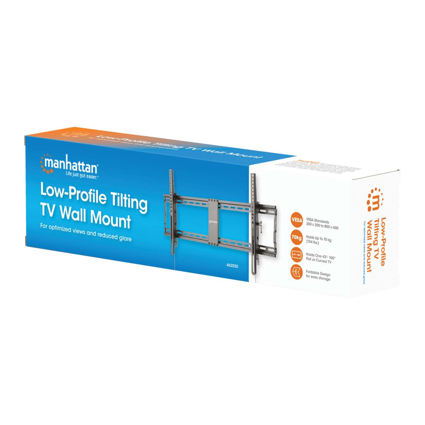Low-Profile Tilting TV Wall Mount Packaging Image 2