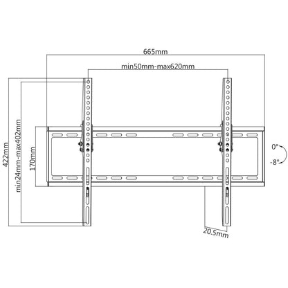 Low-Profile TV Tilting Wall Mount Image 8