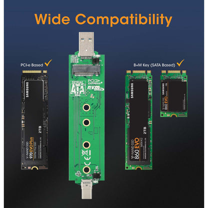 M.2 NVMe and SATA SSD USB Enclosure Image 13