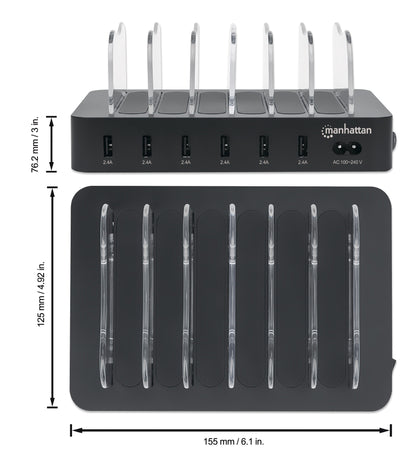 6-Port USB Charging Station Image 6