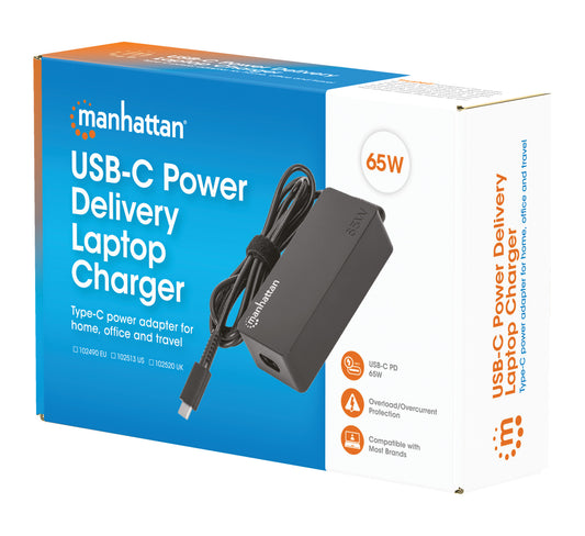 USB-C Power Delivery Laptop Charger - 65 W Packaging Image 2