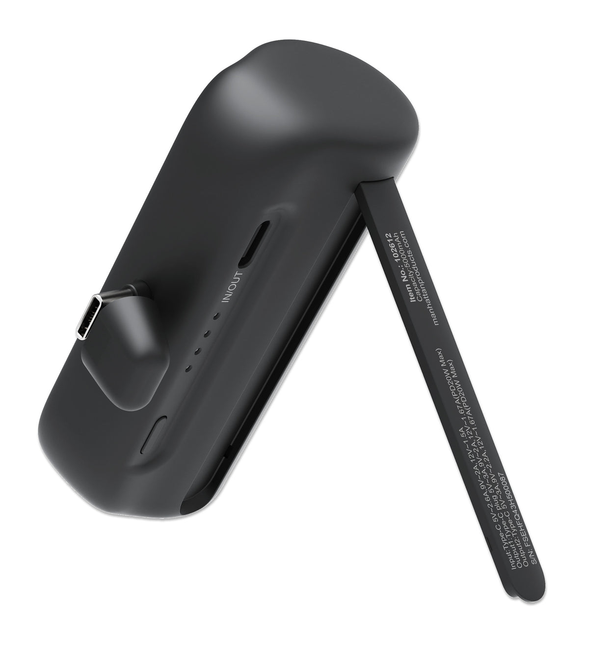 PD Power Bank 5,000 mAh with Integrated USB-C Plug - 20 W Image 8