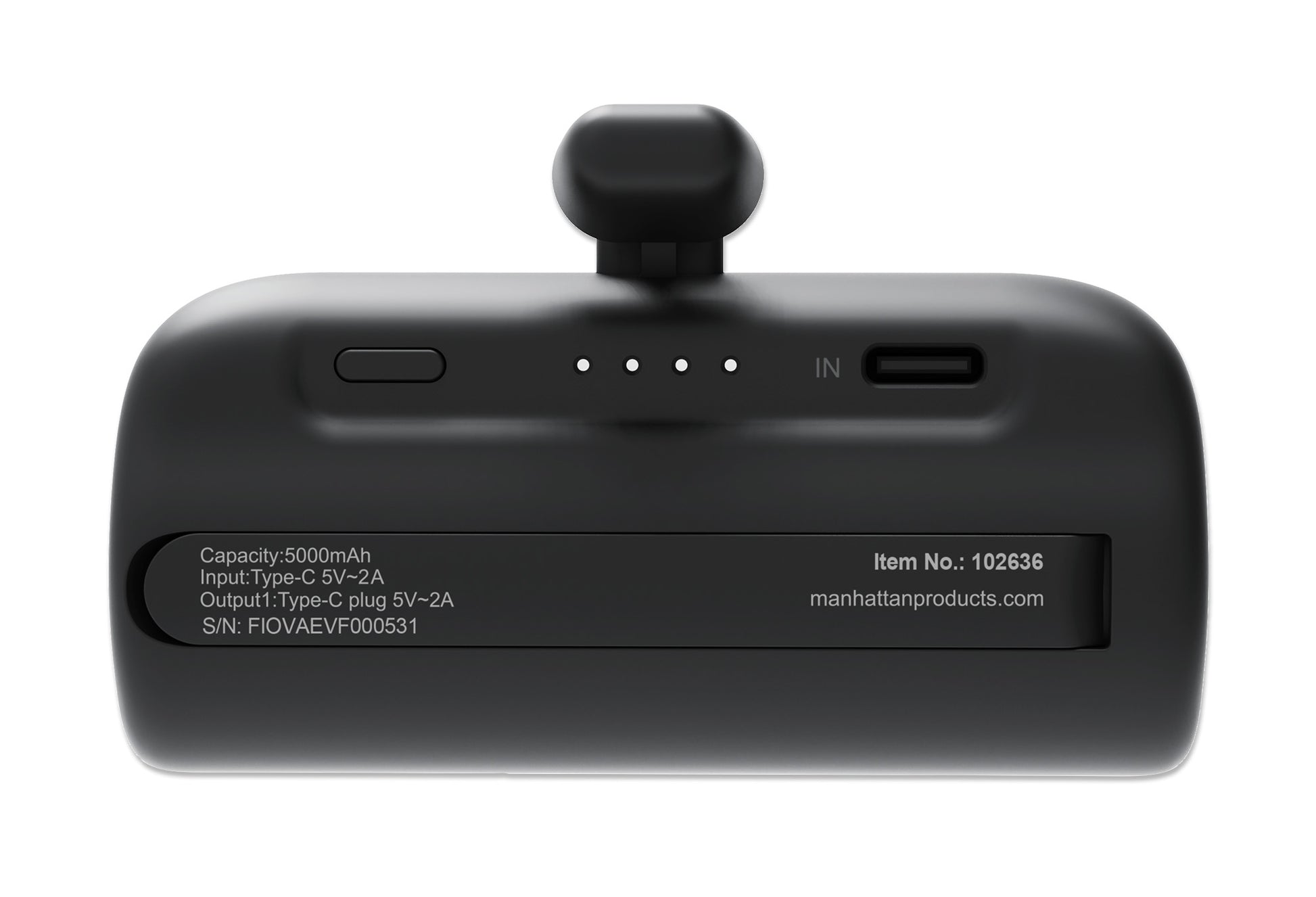 Power Bank 5,000 mAh with Integrated USB-C Plug - 10 W Image 5