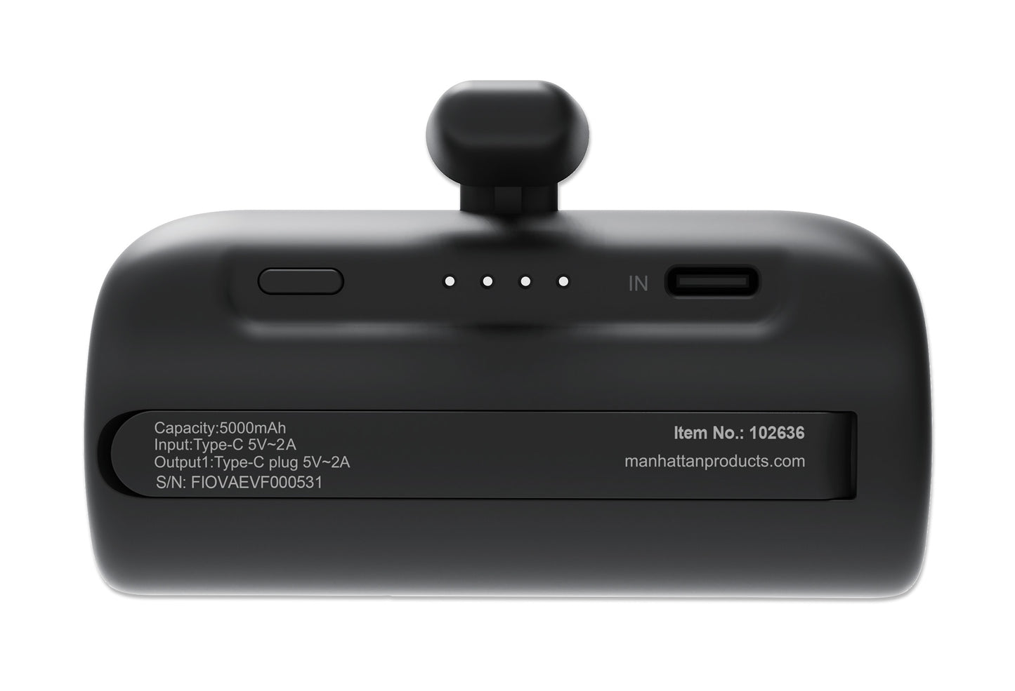 Power Bank 5,000 mAh with Integrated USB-C Plug - 10 W Image 5