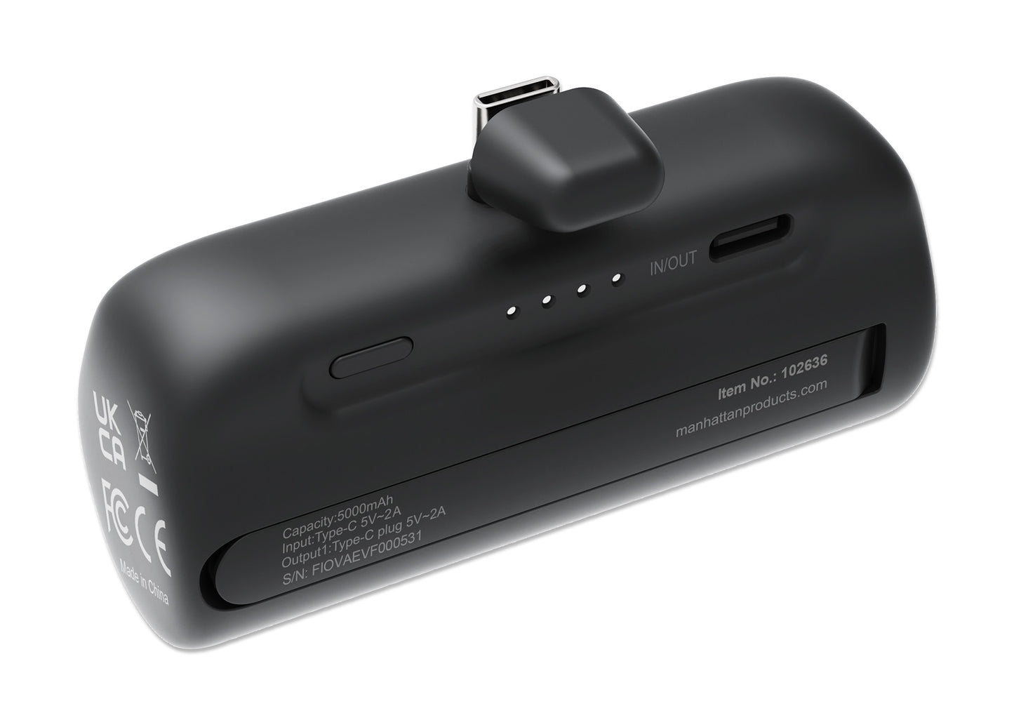 Power Bank 5,000 mAh with Integrated USB-C Plug - 10 W Image 7