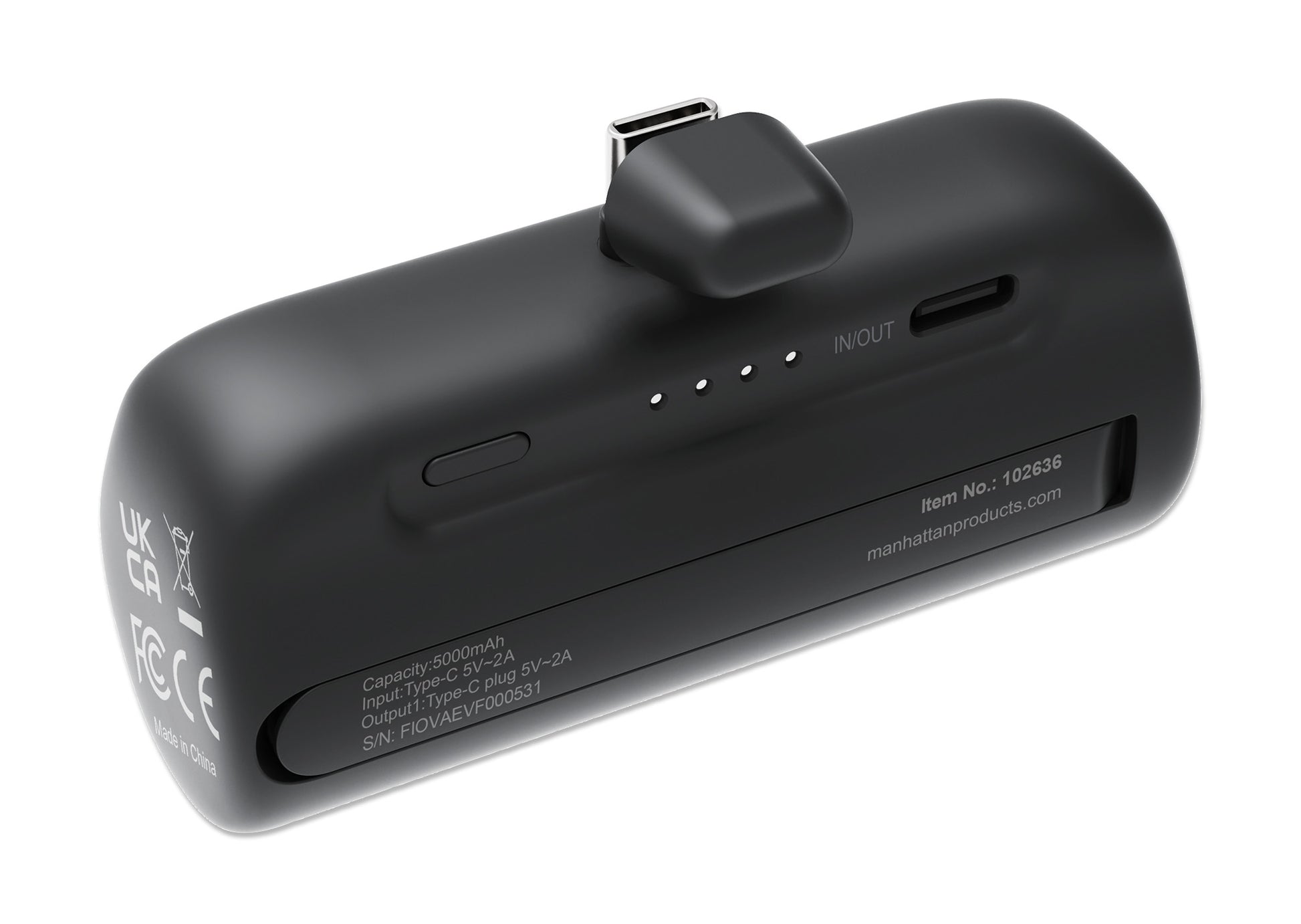 Power Bank 5,000 mAh with Integrated USB-C Plug - 10 W Image 7