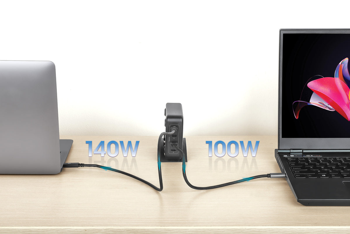 4-Port GaN USB Power Delivery Charging Station - 240 W / PD 3.1 Image 5