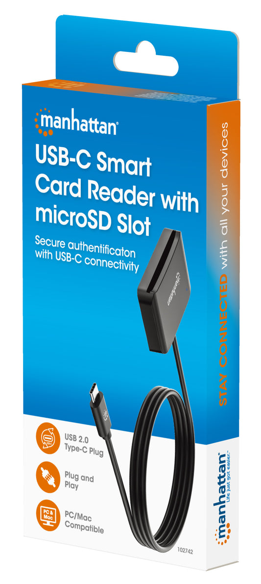 USB-C Smart Card Reader with microSD Slot Packaging Image 2