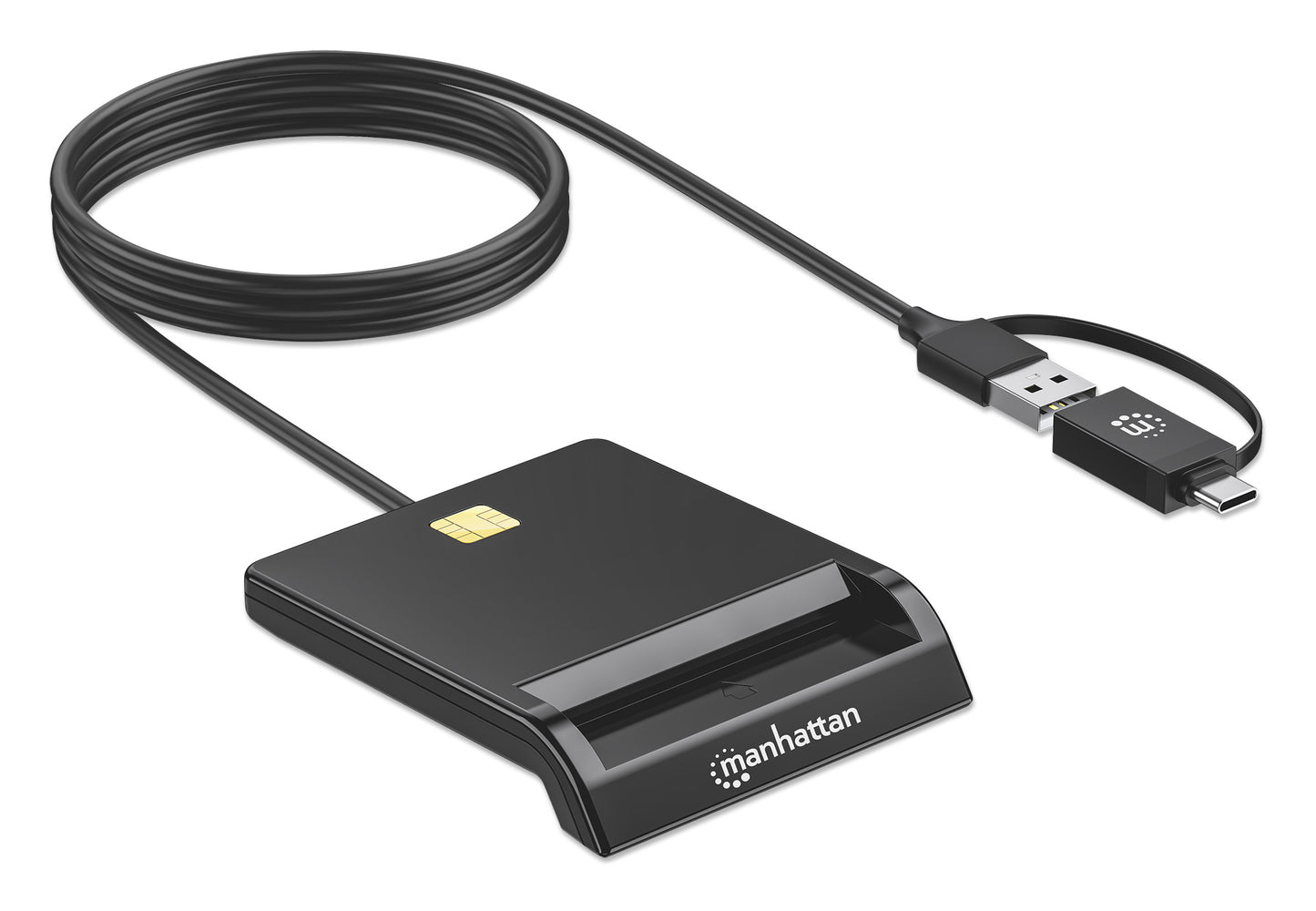 Smart Card Reader with USB-C / USB-A Combo Connector Image 4
