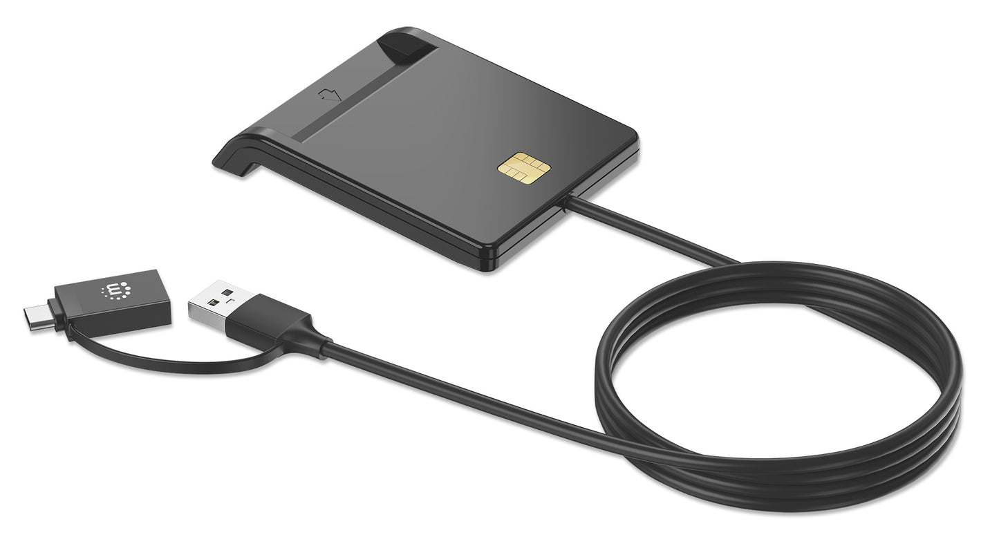 Smart Card Reader with USB-C / USB-A Combo Connector Image 6