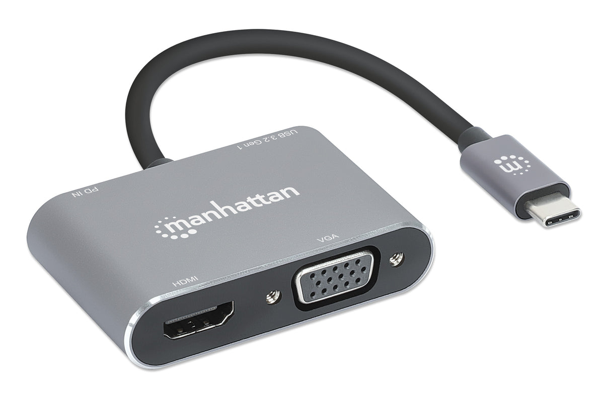 USB-C to HDMI & VGA 4-in-1 Docking Converter with Power Delivery Image 3
